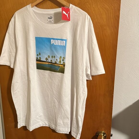 Puma Tshirt Mens XXL White - Picture 1 of 2